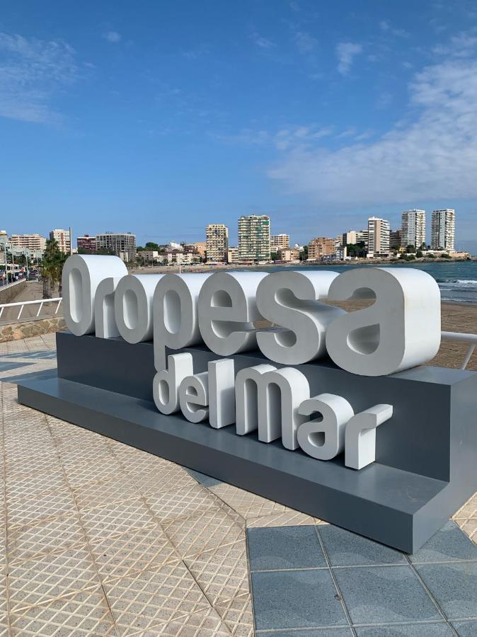 Apartamento En Primerisima Linea De Playa Con Espectaculares Vistas Netflix, Prime Y Disney Oropesa del Mar Dış mekan fotoğraf